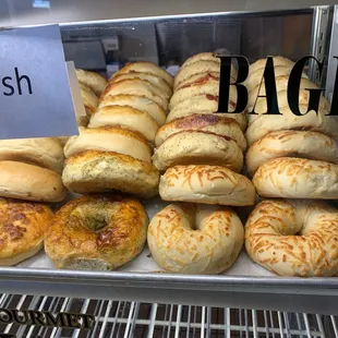 bagels, bagel, food