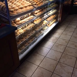 Jalapeño bagel with creme cheese, tomato and cucumber!