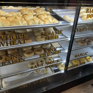 a variety of baked goods