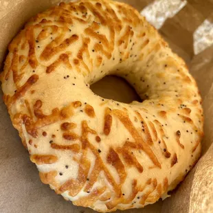 08.21.22 Asiago Bagel, plain