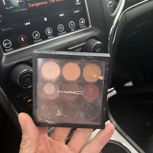 The Make up Renee Cuellar left in my car.