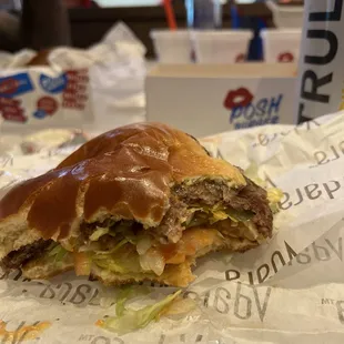 The impossible burger...or what's left of it