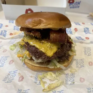 Bacon Double Smash Burger