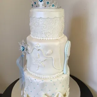 FROZEN movie themed cake
