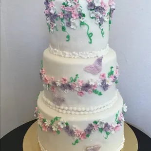 Beautiful blooms cake
