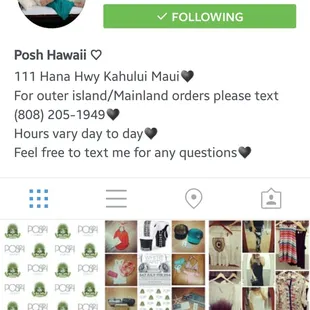 Follow them on IG to find out boutique hours and to see all the new threads as they come in.