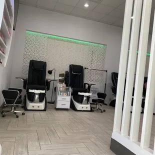 Pedicure section