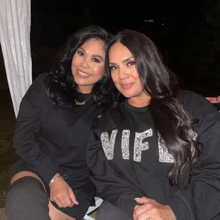 Here's my wifey sweatshirt I wore out