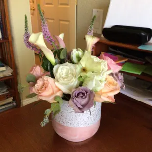 Pastel arrangement