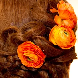 Hair flowers