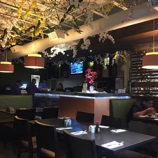 Inside was interesting decor