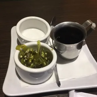 Sweet smoky sauce with jalapeños