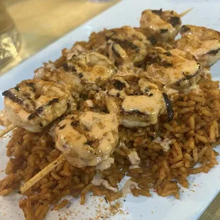 Posi&apos;s Jollof Shrimp