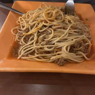Spaghetti bolognese