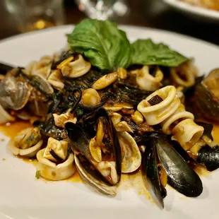 Black Linguini Pescatore