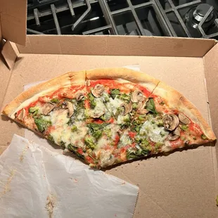 I should've taken the picture when I opened the box but the pizza was outstanding!  Here's the aftermath....