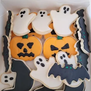 Halloween sugar cookies