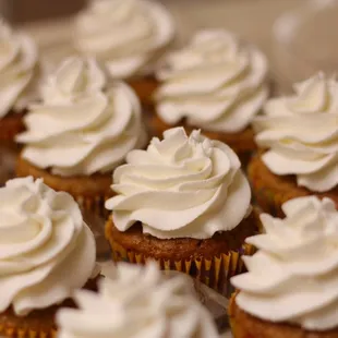 Banana Bourbon Maple cupcakes