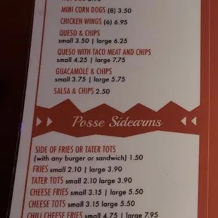 Appetizers &amp; Sides