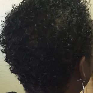 Natural style using Hair Rules products