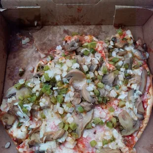 a pizza in a box