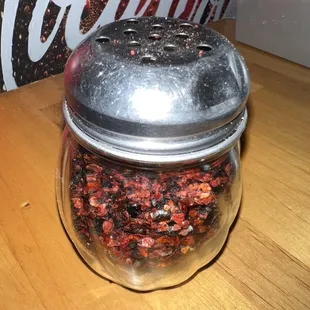 Red pepper flakes!