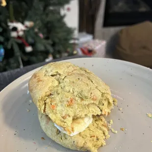 Stuffing scone I added egg. Incredible and just like stuffing!