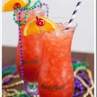 two glasses of orange juice