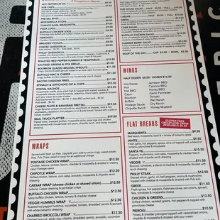 sushi and sashimi, menu