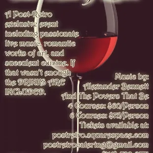 Valentine's Day advertisement for Post Retro event!