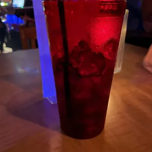 a red drink