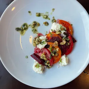 Beet caprese salad - yum!