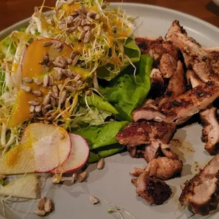 Winter Greens Salad (small) with chicken