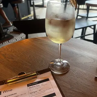 My elderflower spritz