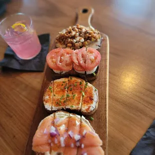 Bruschetta Board (you pick 4 out of the options they have)