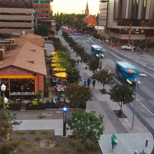 sushi and sashimi, outside