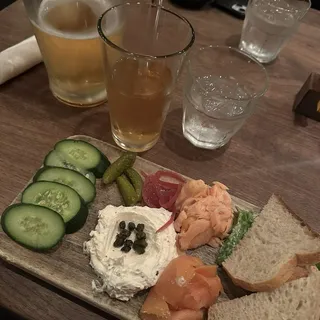 SMOKED SALMON CARPACCIO