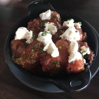 MEATBALLS & GOAT CHEESE