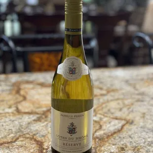 Bottle of White Blend to go for $20