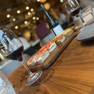 Burrata and Cab Franc