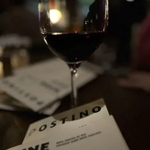 Glass of WINE