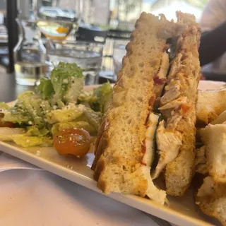 Half Panini Half Salad