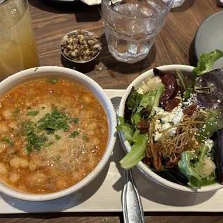 Half Soup Half Salad