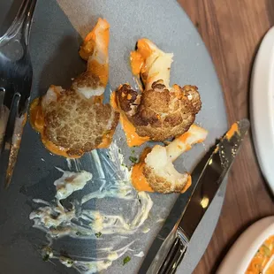 Cauliflower appetizers were delicious