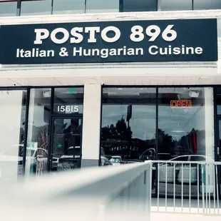 Street view of Posto 896 Italian and Hugarian Cuisine