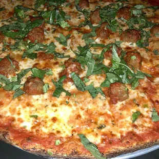Meatball Pizza