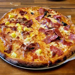pizza, food