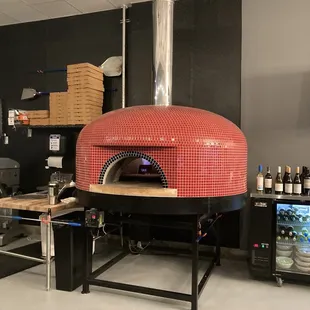 Real brick oven