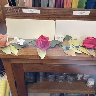 Paper flowers