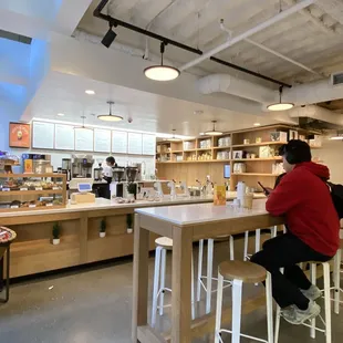 Back half of store (the cafe)